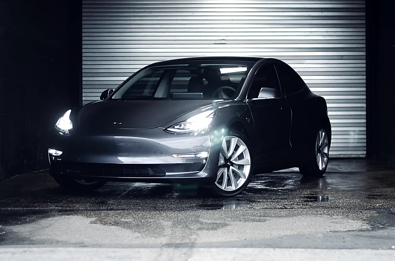 Tesla Model 3 ceramic tint and ceramic coating at Driven Auto Styling