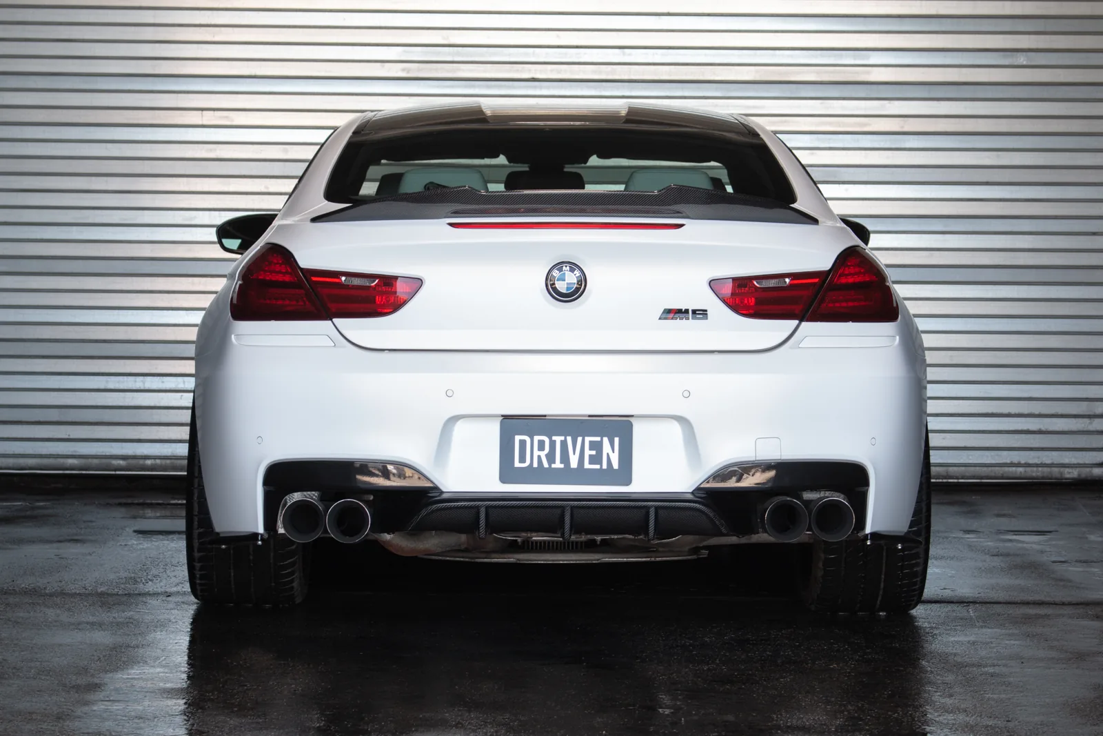 Satin White Wrap on a BMW M6 Competition, Driven Auto Styling, Philadelphia