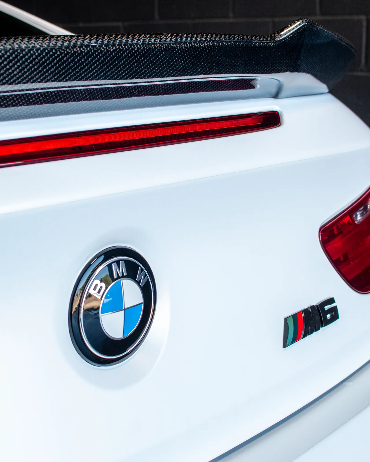 Satin White Wrap on a BMW M6 Competition, Driven Auto Styling, Philadelphia