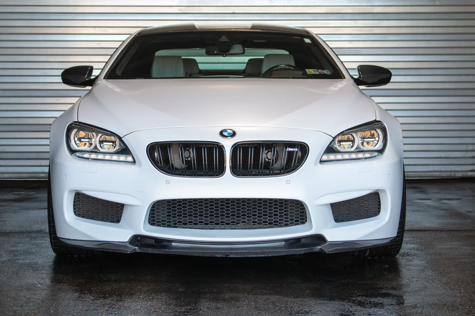 Satin White Wrap on a BMW M6 Competition, Driven Auto Styling, Philadelphia