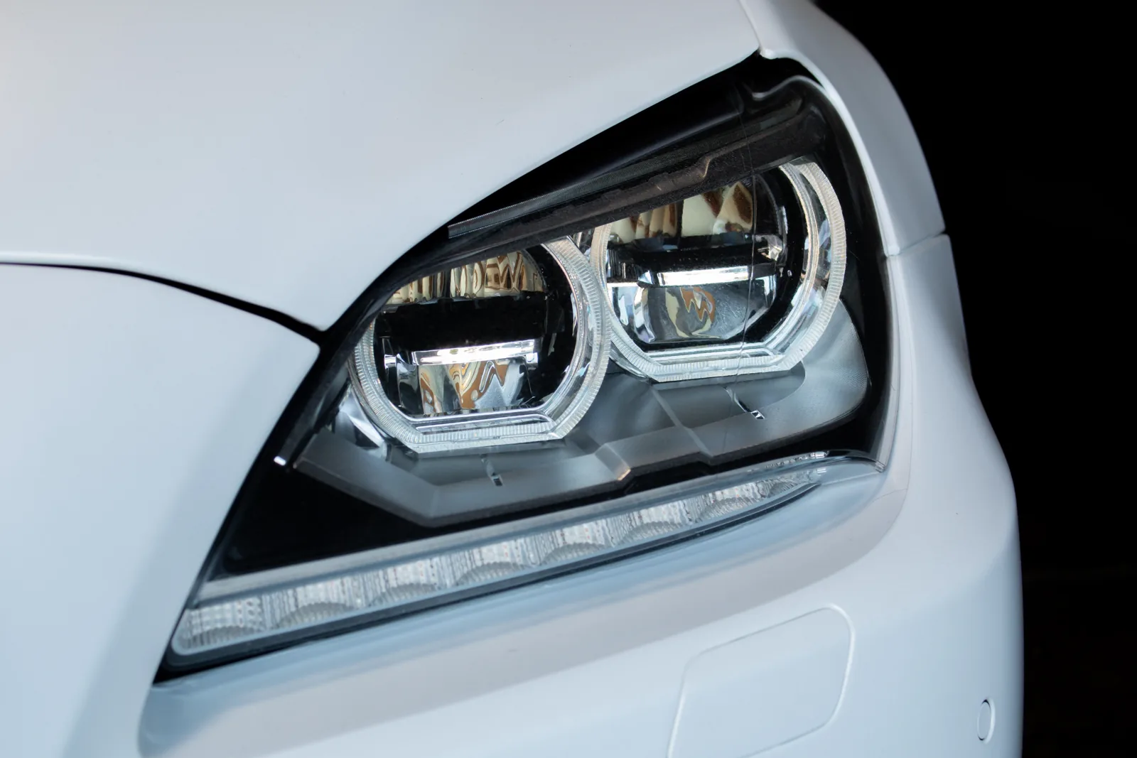 Satin White Wrap on a BMW M6 Competition, Driven Auto Styling, Philadelphia