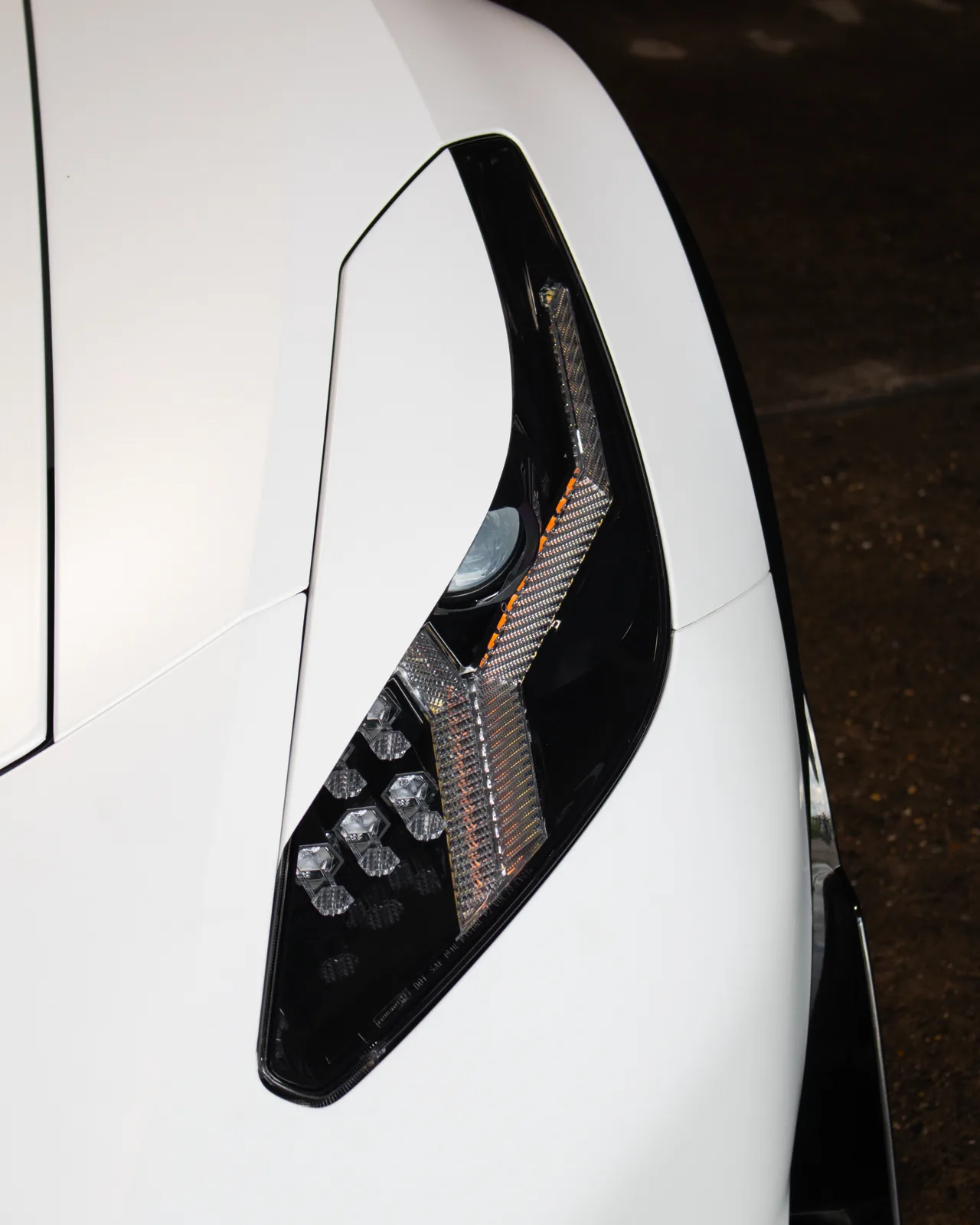 Satin White Wrap on a Chevrolet Corvette Z06 (C7), Driven Auto Styling, Philadelphia