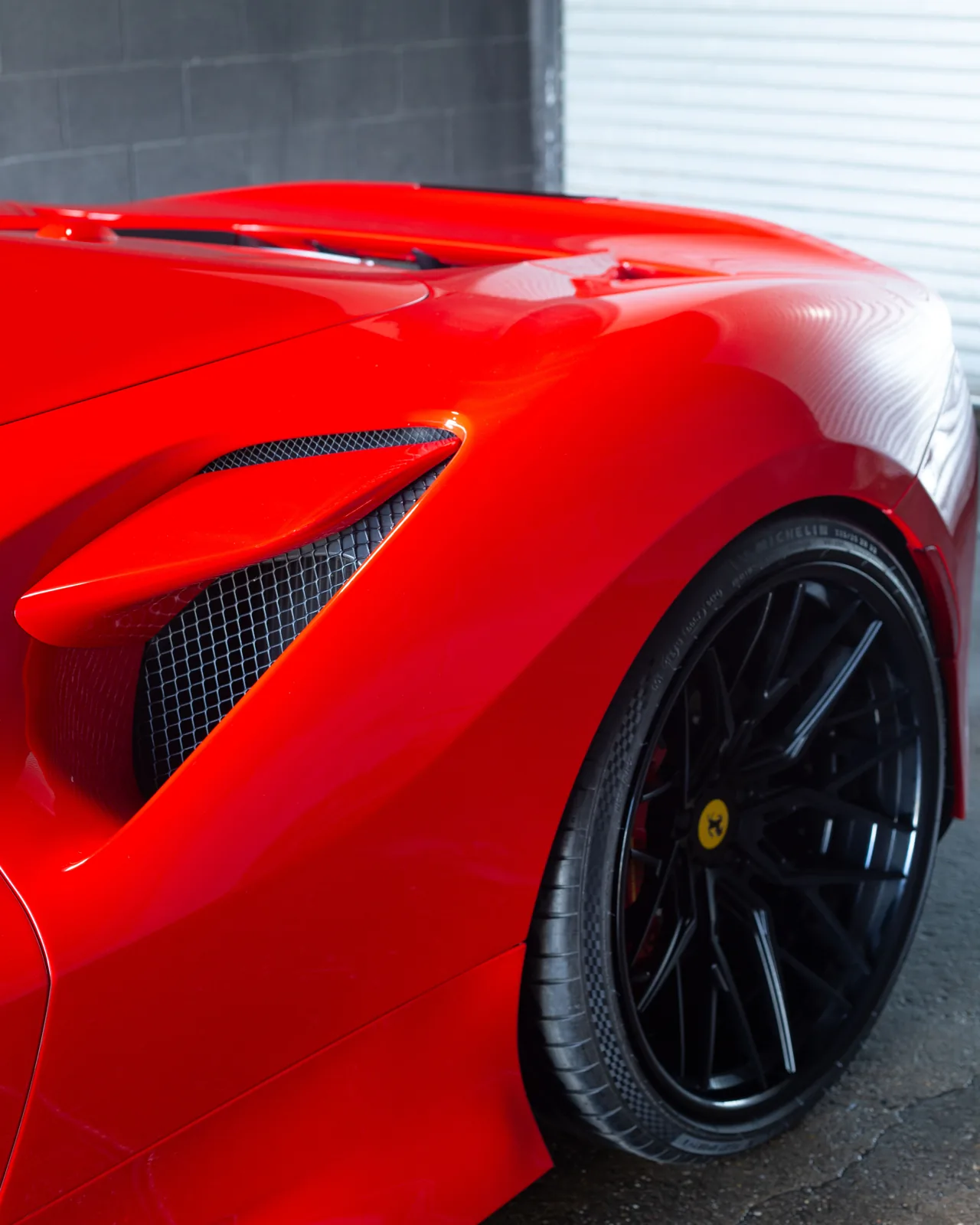 Paint Protection Film on a Ferrari F8 Tributo, Driven Auto Styling, Philadelphia