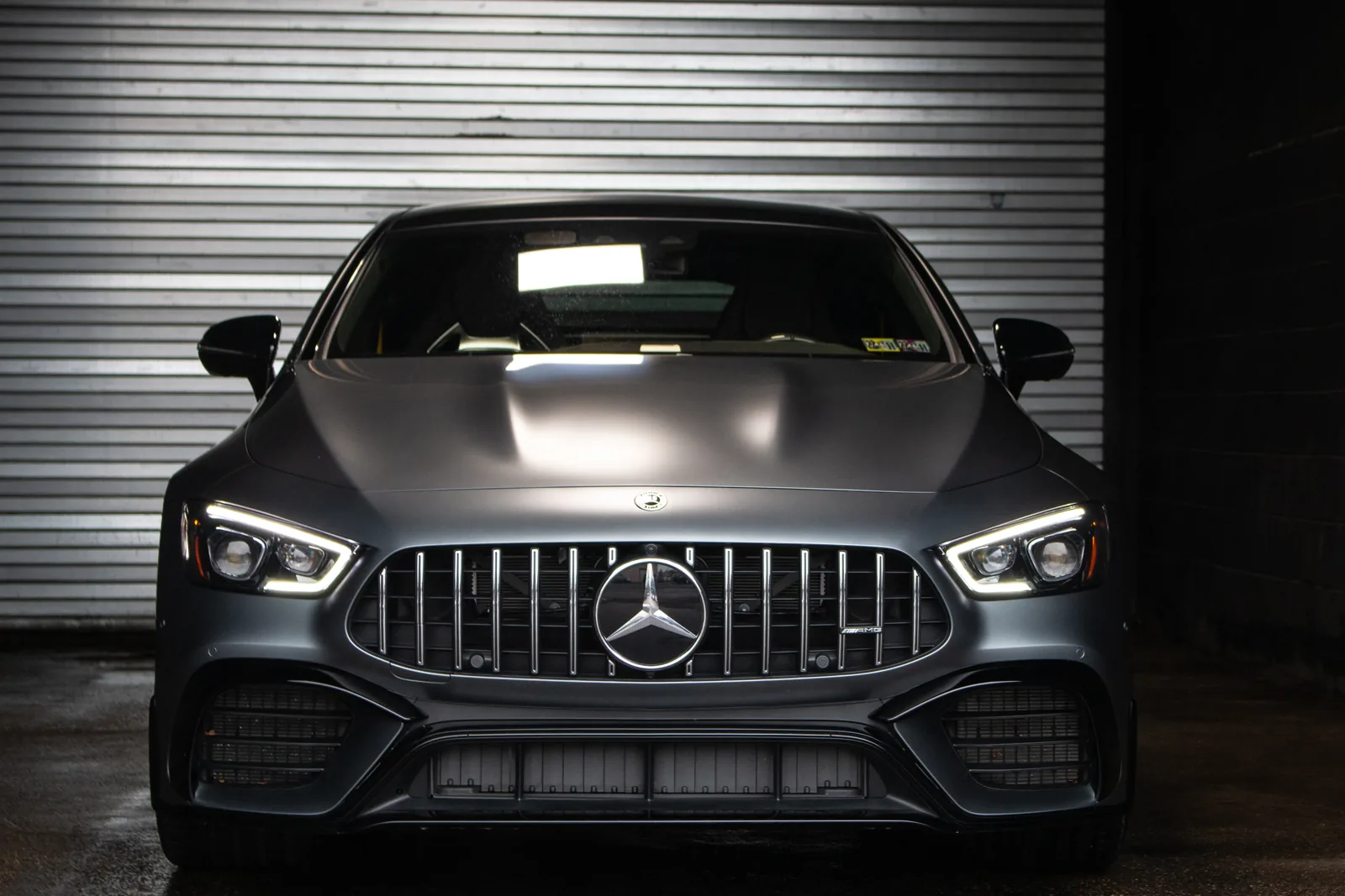 Window Tint + Ceramic Coating + Blacked-Out Badges and Door Handles on a Mercedes-AMG GT 63 S, Driven Auto Styling, Philadelphia