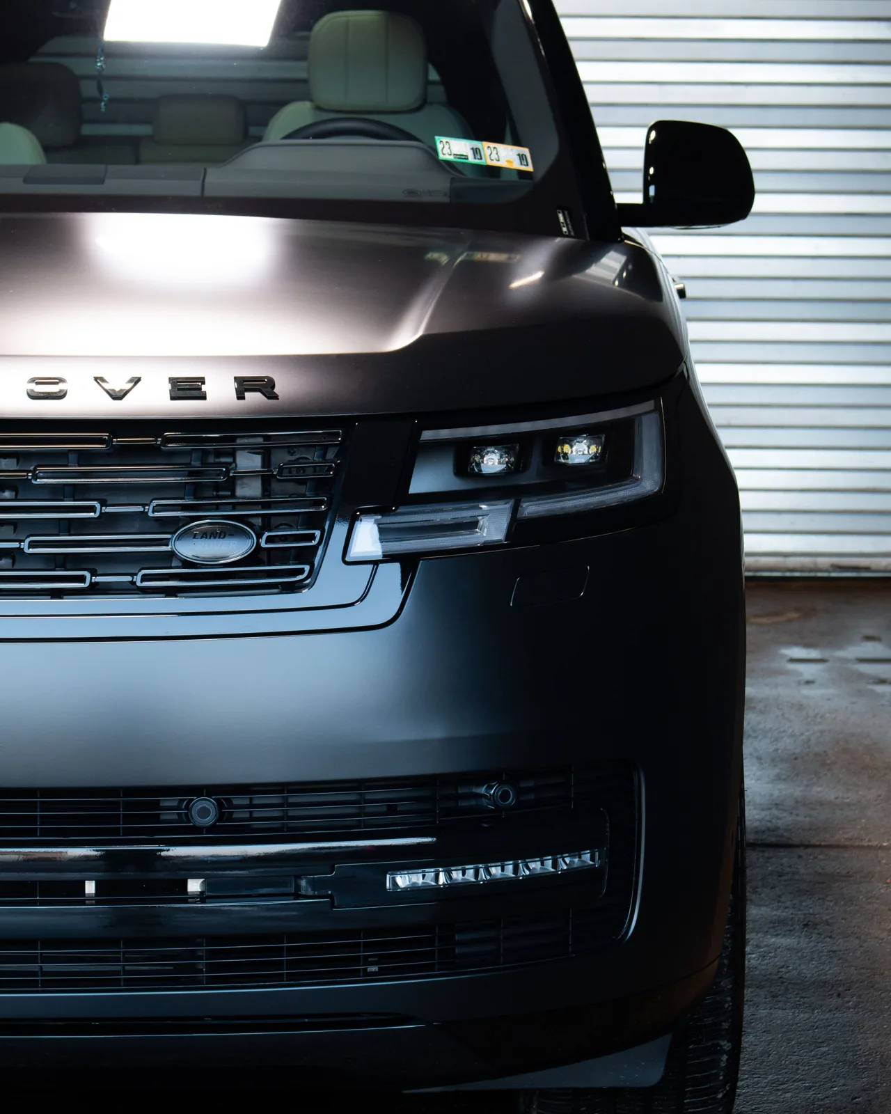 Matte Black Wrap on a Range Rover, Driven Auto Styling, Philadelphia