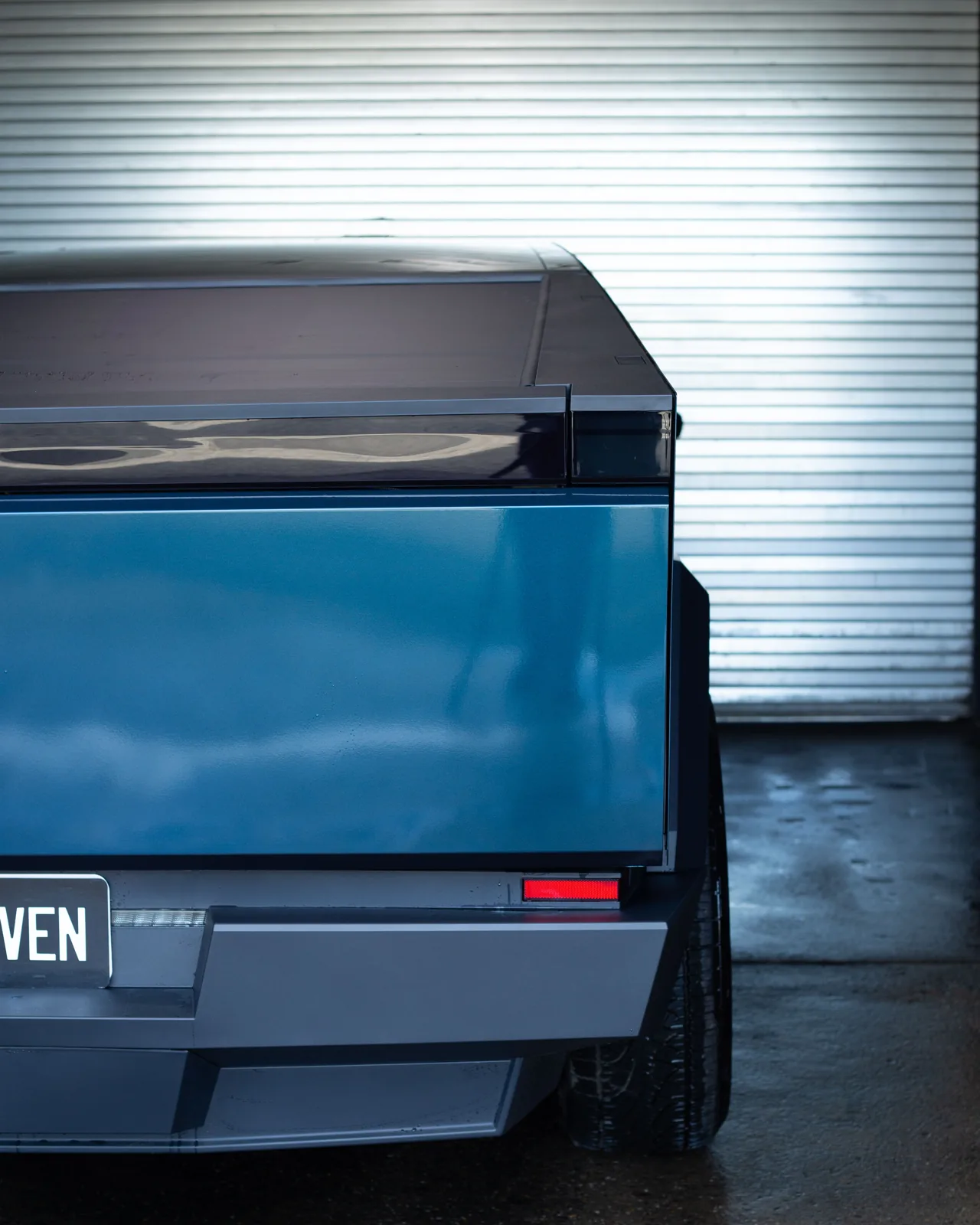 Color-Change Vinyl Wrap on a Tesla Cybertruck, Driven Auto Styling, Philadelphia