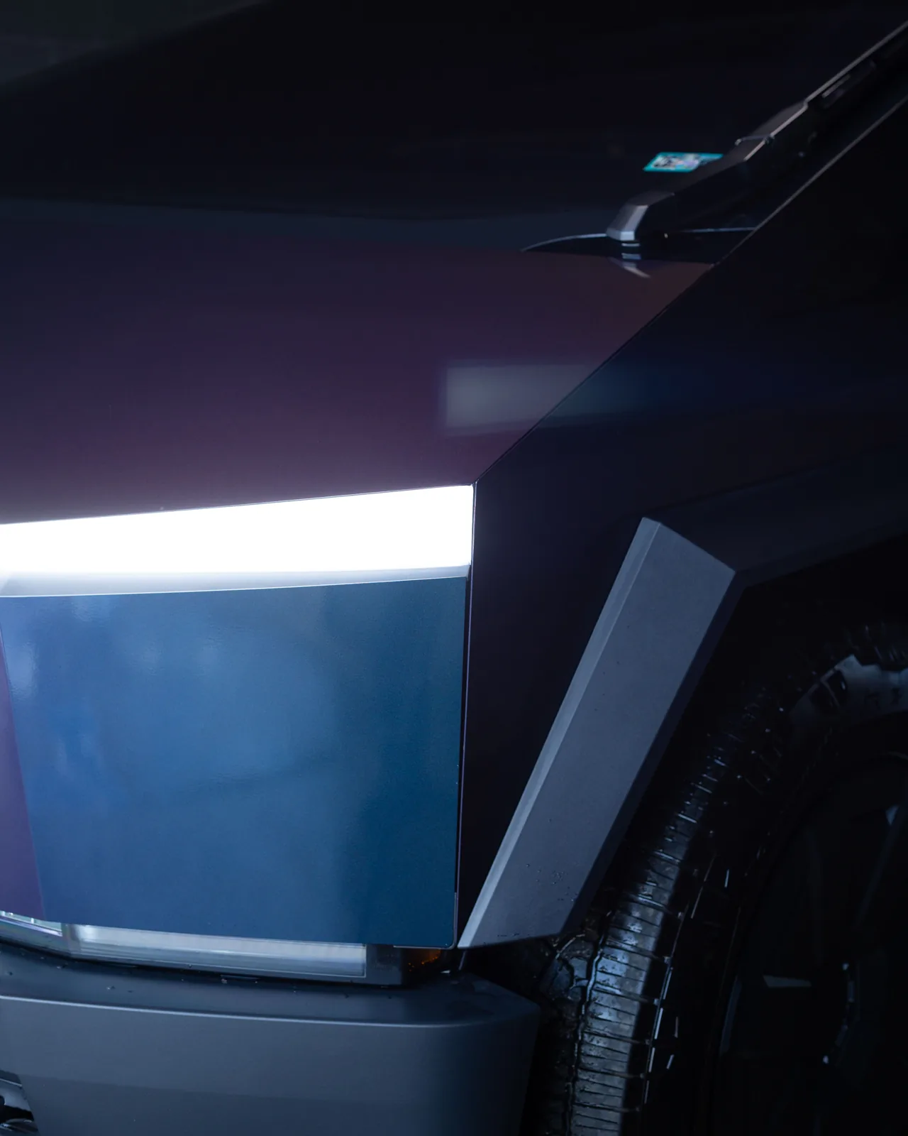 Color-Change Vinyl Wrap on a Tesla Cybertruck, Driven Auto Styling, Philadelphia