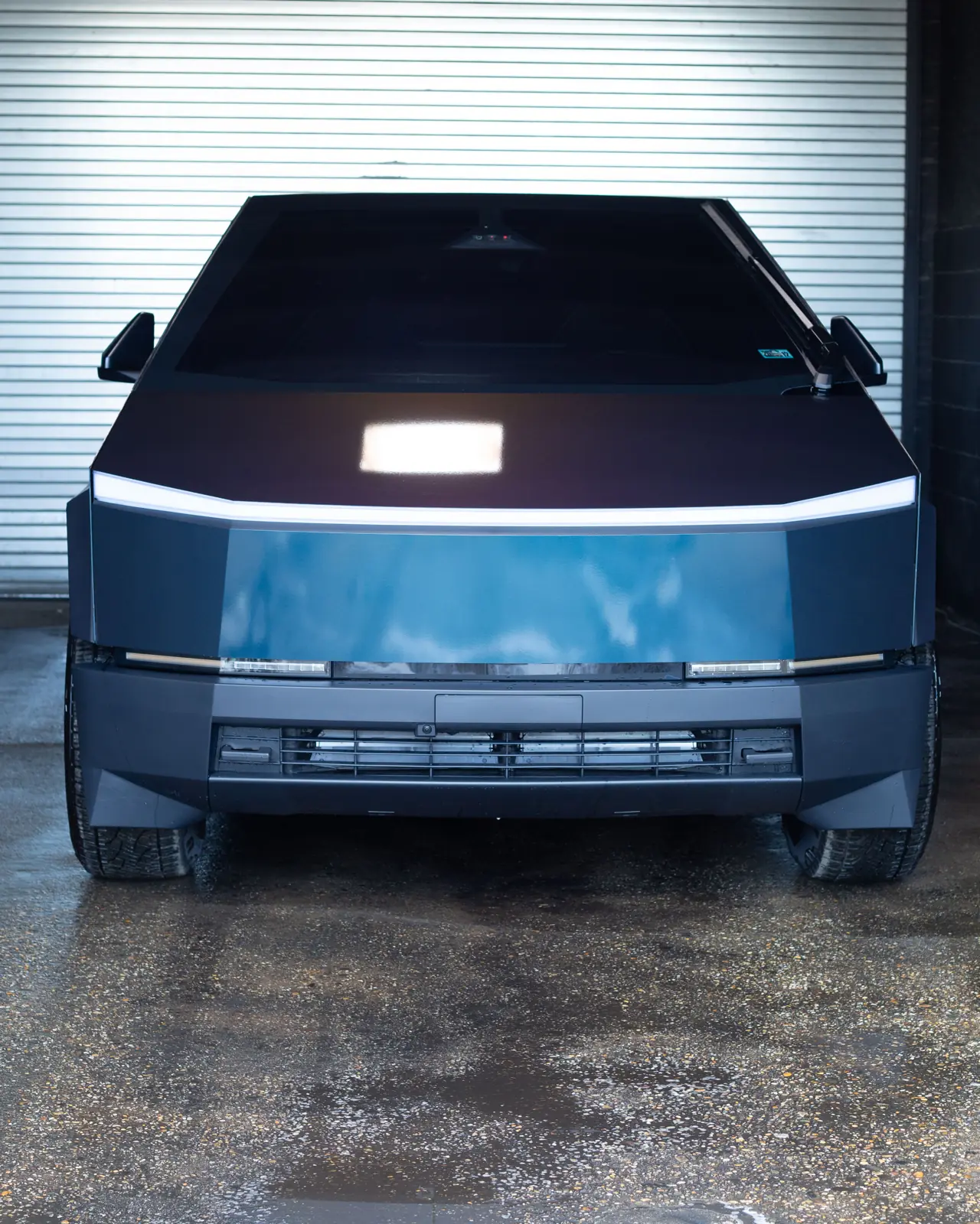Color-Change Vinyl Wrap on a Tesla Cybertruck, Driven Auto Styling, Philadelphia