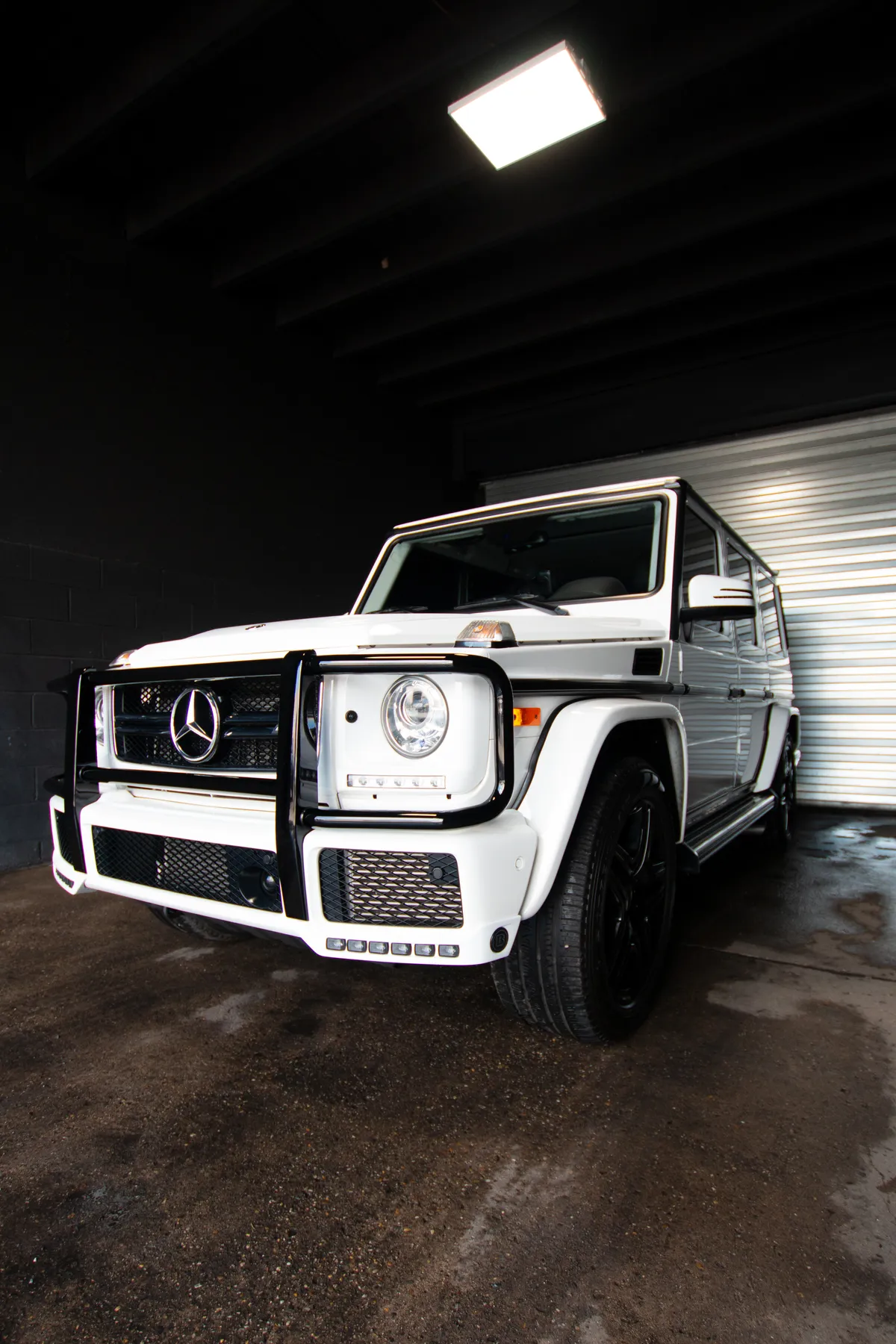 White Mercedes G-Wagon - full body PPF