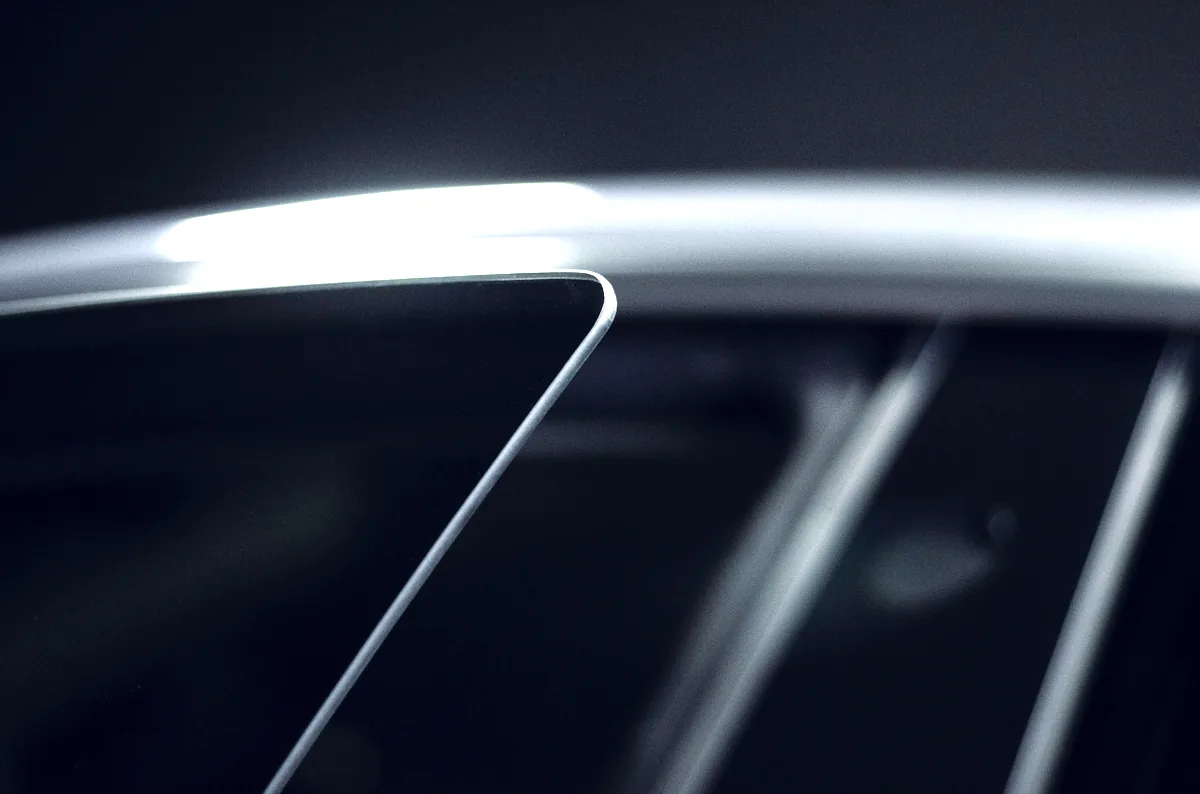 Vehicle before window tinting