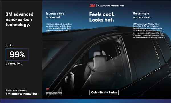 3M Color Stable Window Tint Film