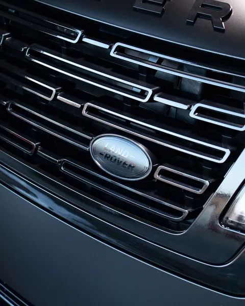 Chrome delete blackout on Land Rover grille at Driven Auto Styling